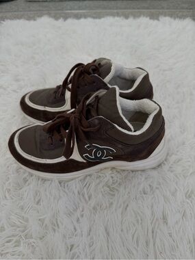 Chanel Brown Sneakers